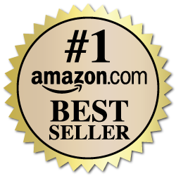 Amazon Bestseller Book Awards Gold Burst Label